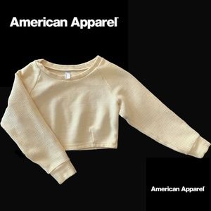 American Apparel Cropped Sweater AS GOOD AS NEW